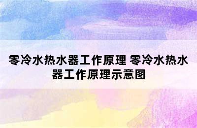 零冷水热水器工作原理 零冷水热水器工作原理示意图